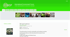 Desktop Screenshot of iefworld.org