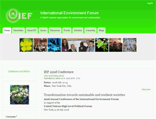 Tablet Screenshot of iefworld.org